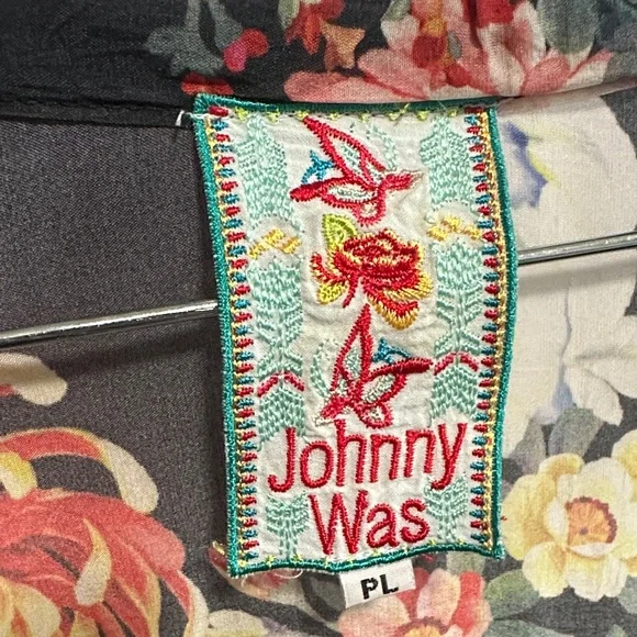 Johnny Was Multicolor Floral Kimono - Picture 3 of 16